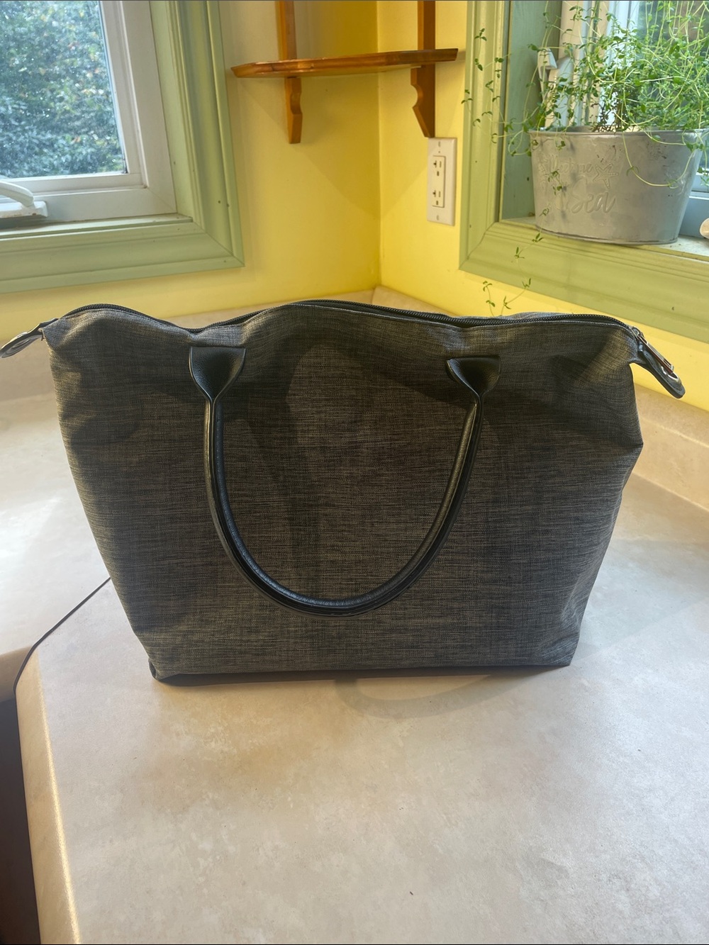 Charlie Bravo Women’s Tote Bag Gray Black